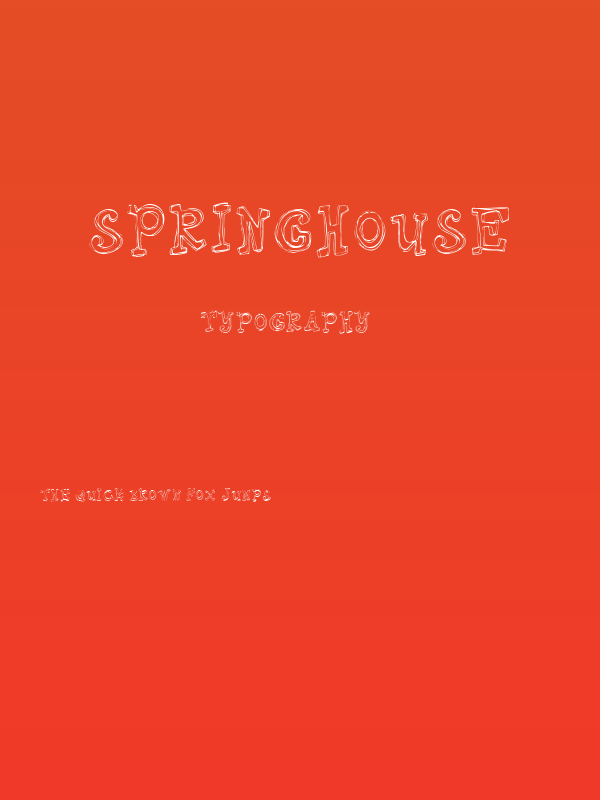 Springhouse Poster
