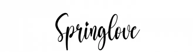 Springlove  les polices de caractères gratuit tlcharger