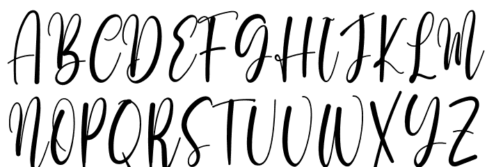 Springlove Font UPPERCASE