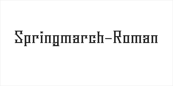 Springmarch-Roman Logo