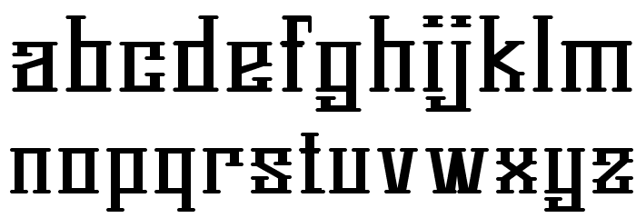 Springmarch-Roman Font LOWERCASE