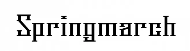 Springmarch  font caratteri gratis