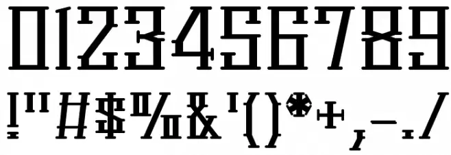 Springmarch Шрифта ДРУГИЕ символов