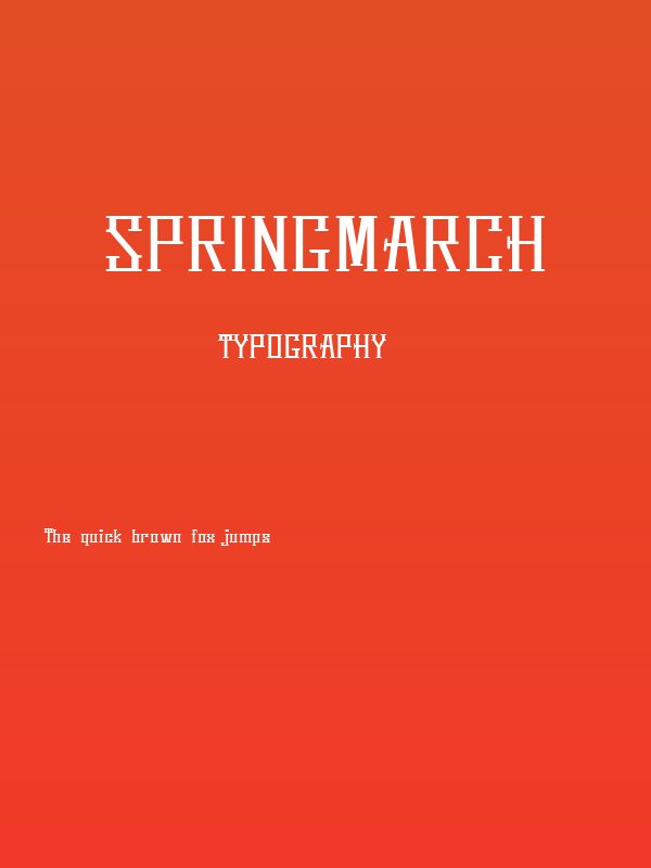 Springmarch Poster