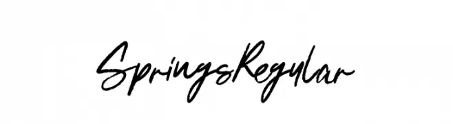 SpringsRegular  Frei Schriftart Herunterladen