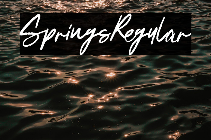 SpringsRegular Example 3