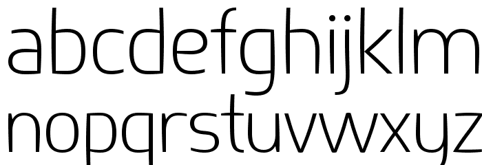 Springsteel Light Font LOWERCASE