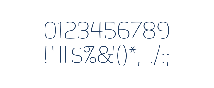 SpringsteelSerif-Thin Other Characters