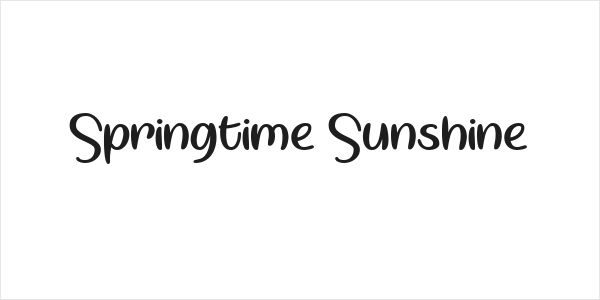 Springtime Sunshine Logo