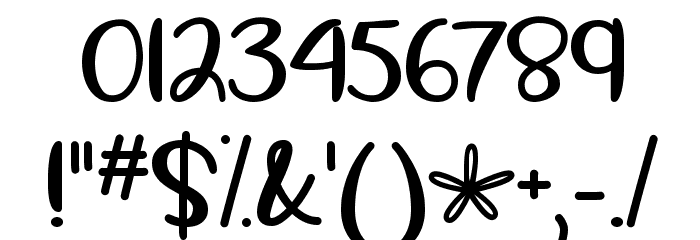 Springtime in April Font OTHER CHARS