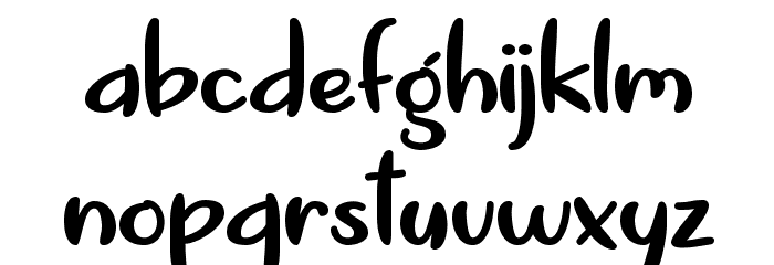 Springtime in April Font LOWERCASE