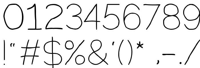 Springtime Font OTHER CHARS