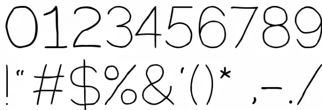 Springtime Font OTHER CHARS