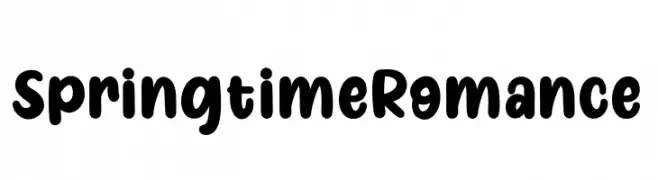 SpringtimeRomance  フリーフォントのダウンロード