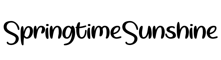 SpringtimeSunshine  Free Fonts Download
