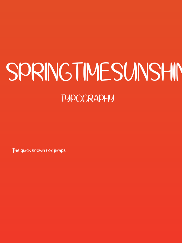 SpringtimeSunshine Poster