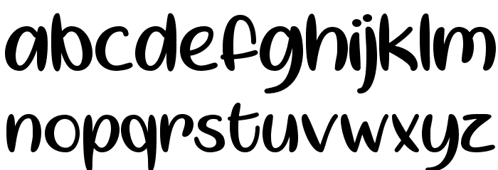 SpringtimeSunshine Font LOWERCASE