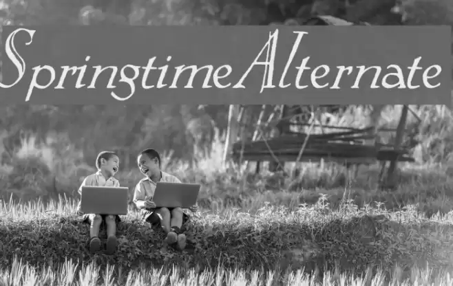 Springtime_Alternate フォント examples