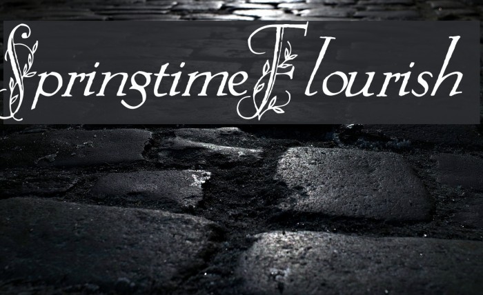 Springtime_Flourish フォント examples
