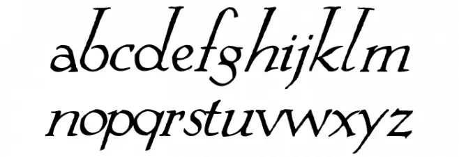 Springtime_Flourish フォント 小文字