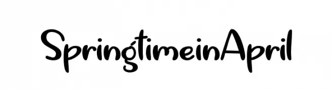 SpringtimeinApril  Frei Schriftart Herunterladen