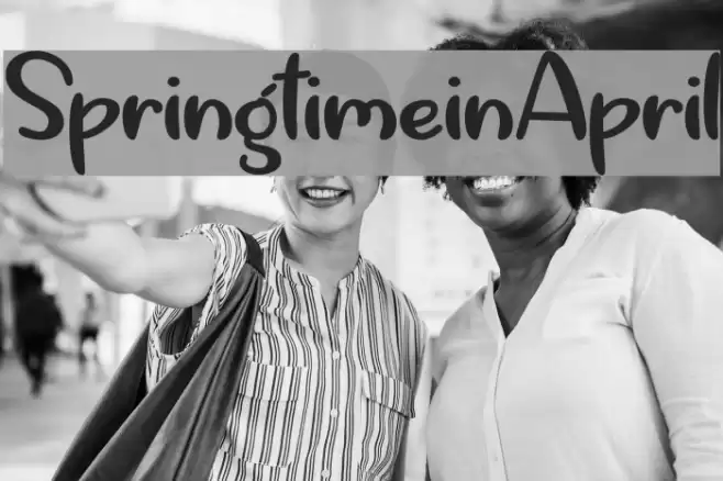 SpringtimeinApril フォント examples