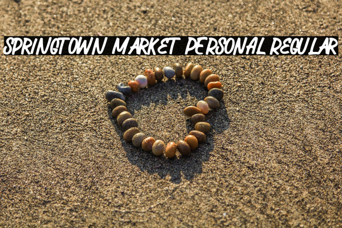 Springtown Market PERSONAL Regular Example 3