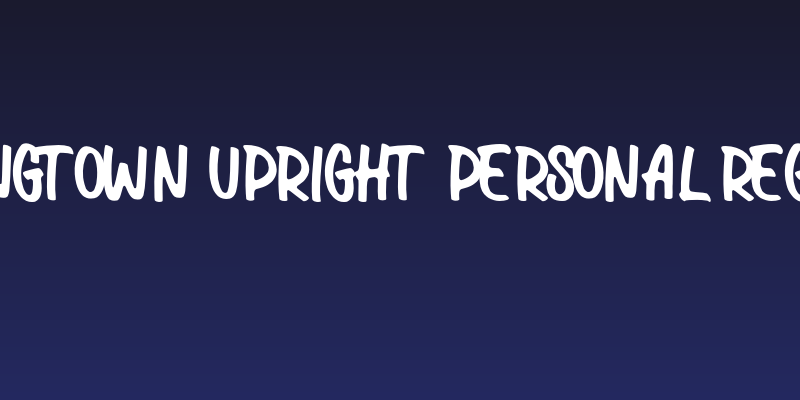 Springtown Upright PERSONAL Regular Social Header