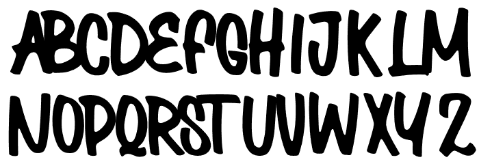 Springtown Upright PERSONAL Regular Font LOWERCASE