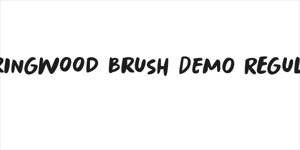 Springwood Brush DEMO Regular Logo