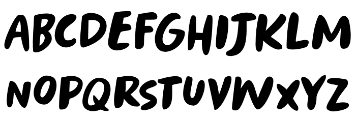 Springwood Brush DEMO Regular Font LOWERCASE