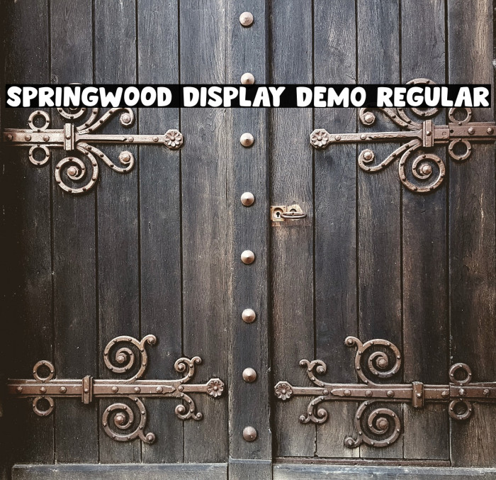 Springwood Display DEMO Regular Example 3