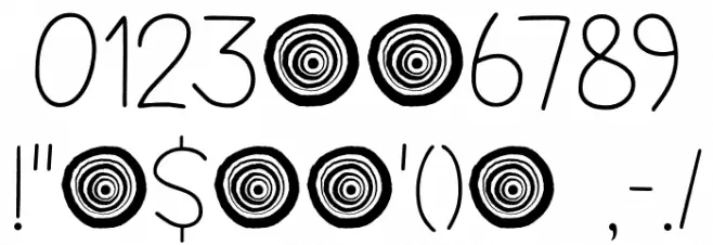 Springwood Line DEMO Regular Font OTHER CHARS