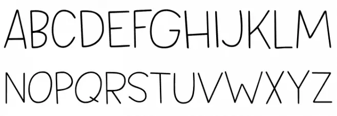 Springwood Line DEMO Regular Schriftart Groß