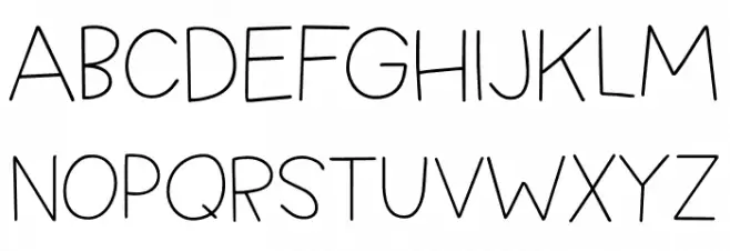 Springwood Line DEMO Regular Font LOWERCASE