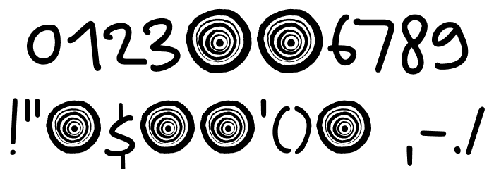 Springwood Note DEMO Regular Font OTHER CHARS