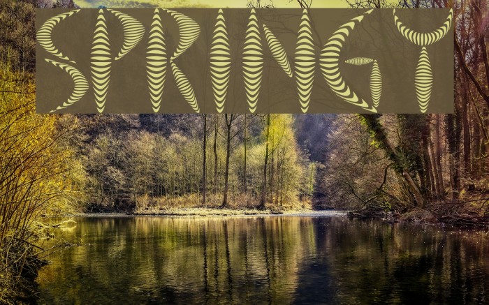 Springy Font examples