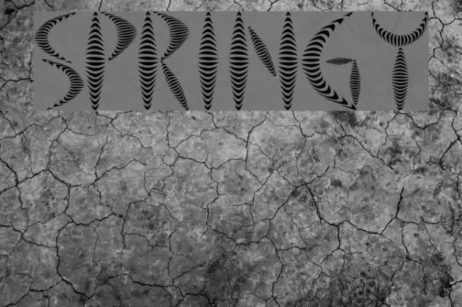 Springy Font examples