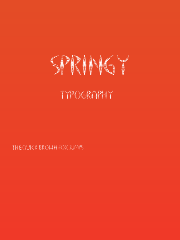 Springy Poster
