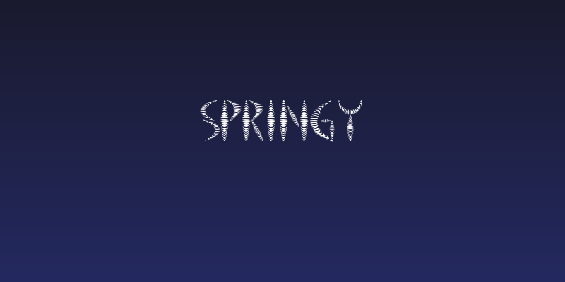 Springy Social Header