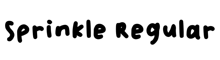 Sprinkle Regular  フリーフォントのダウンロード