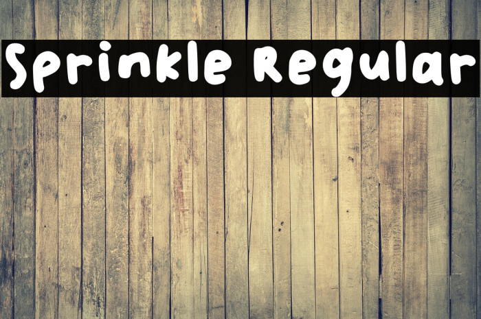 Sprinkle Regular Example 3