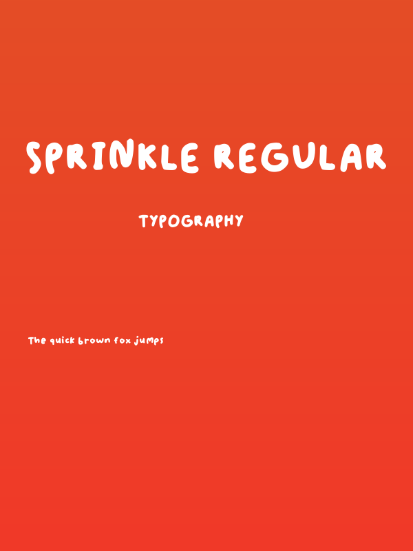 Sprinkle Regular Poster