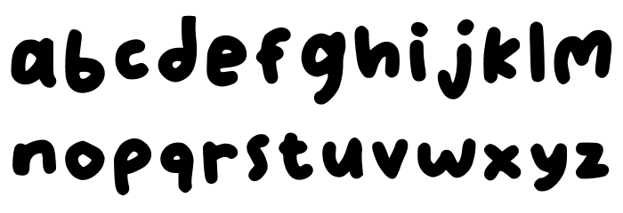Sprinkle Regular Font LOWERCASE