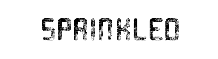 Sprinkled  font caratteri gratis