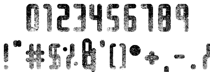 Sprinkled Font OTHER CHARS