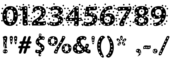 Sprinkles Font Alte caractere