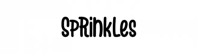 Sprinkles  Frei Schriftart Herunterladen