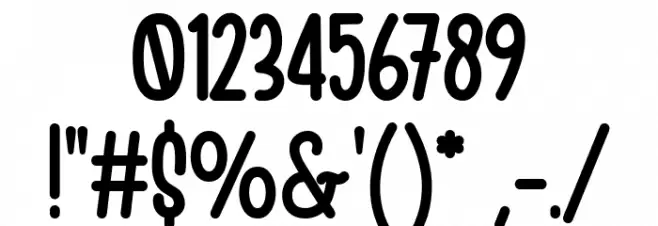 Sprinkles Font OTHER CHARS