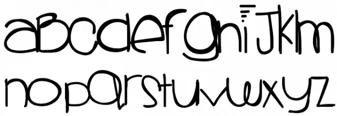 Sprinklescolors Font UPPERCASE